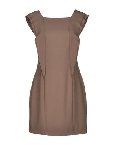 Aniye By Short Dress In Dove Grey