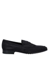Tod's Loafers In Dark Blue