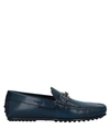 Tod's Loafers In Dark Blue