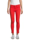 7 For All Mankind The Ankle Skinny Jeans In Poppy