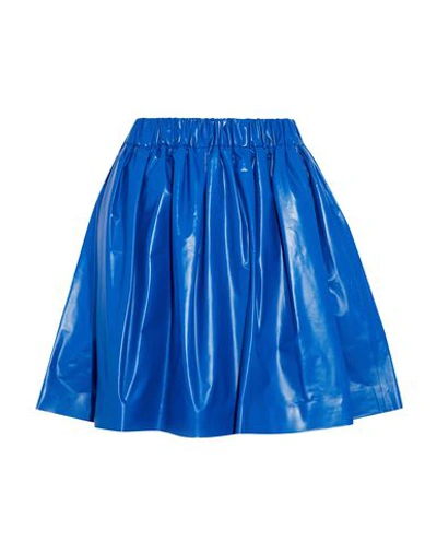 Msgm Mini Skirt In Blue