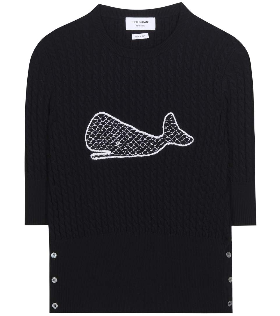 thom browne whale sweater