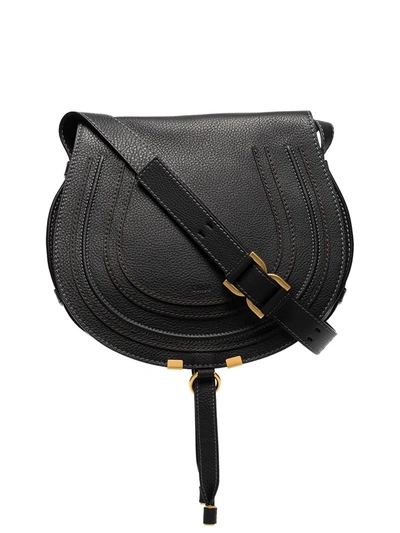 Chloé Marcie Crossbody Bag In Black