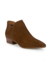 Aquatalia Farida Suede Ankle Boots In Chestnut