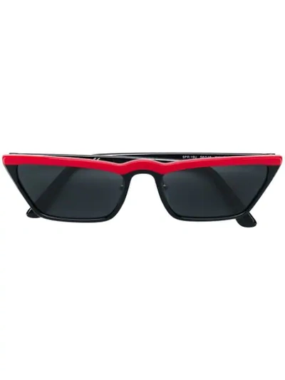 Prada Cat Eye Sunglasses In Black