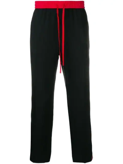 Gucci Japanese Side Band Jogging Pants In Black