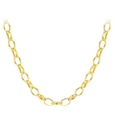 True Rocks Belcher Charm Necklace Cast In Sterling Silver & 18 Carat Gold Plated