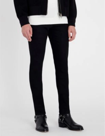 Alexander Mcqueen Zip-embellished Regular-fit Skinny Jeans In Black