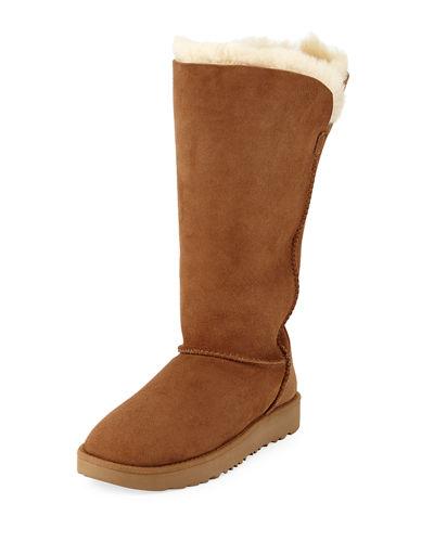 ugg braiden fur lined boots