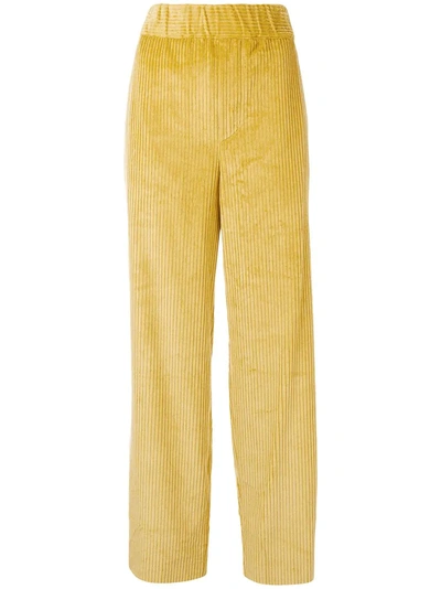 Isabel Marant Corduroy Wide In Yellow