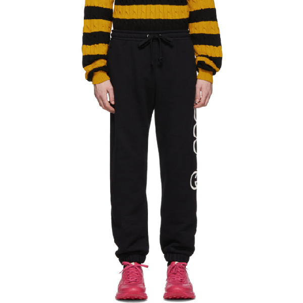 gucci canvas jogging pants