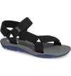 Camper Match Sandal In Black Fabric