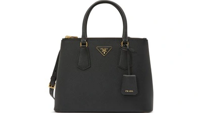 Prada New Gelleria Handbag In Black