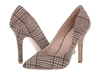 Charles By Charles David Maxx Pointy Toe Pump In Brown Plaid Fabric