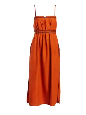 loro piana linen dress