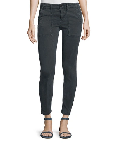 The Great The Skinny Armies Pant In Washed Black