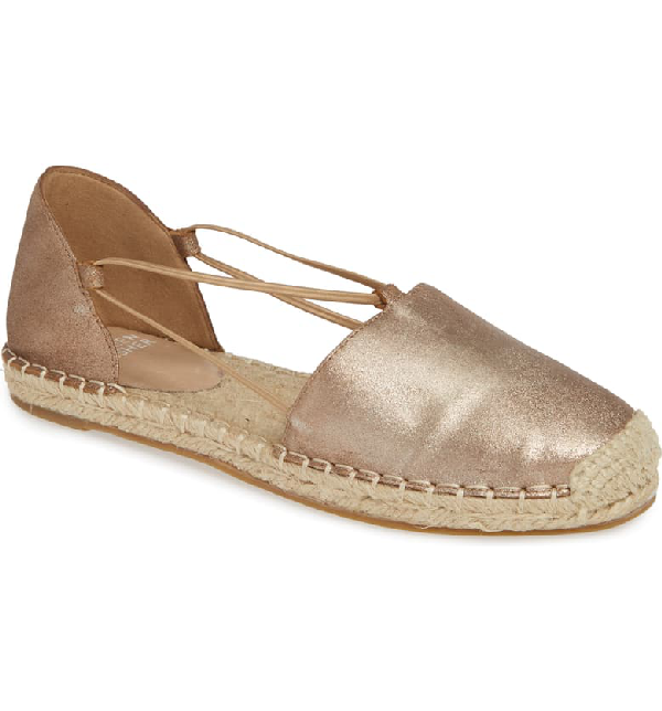 Eileen Fisher Lee Ii Espadrille Flat In Bronze Leather | ModeSens