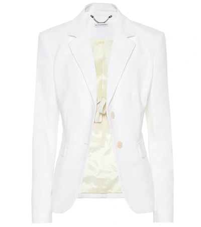Altuzarra Salerno Stretch Cotton Jacket In White