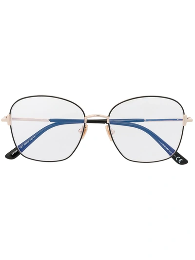 Tom Ford Gold-tone Round-frame Optical Glasses