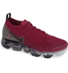 Nike Air Vapormax Flyknit 2 Running Shoe In Raspberry Red/ Black/ Berry