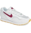 Nike Women's Outburst Low-top Sneakers In White/ True Berry/ Gum Yellow
