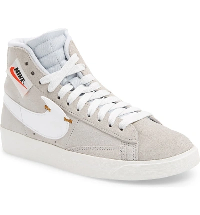 Nike Blazer Mid Rebel Sneaker In Off White/ White/ Platinum