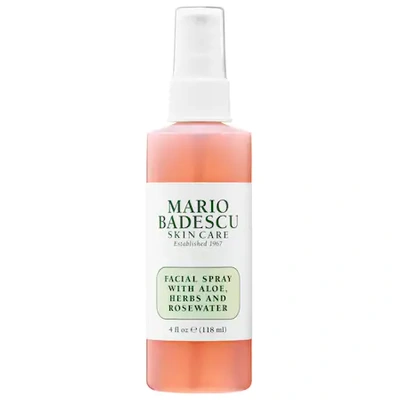 Mario Badescu Facial Spray With Aloe, Herbs And Rosewater 4 oz/ 118 ml