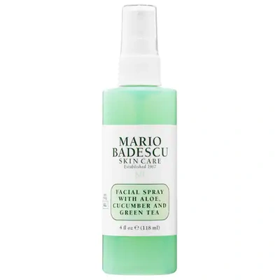 Mario Badescu Facial Spray With Aloe, Cucumber And Green Tea 4 oz/ 118 ml