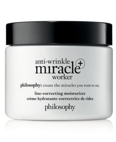 Philosophy Anti-wrinkle Miracle Worker+ Line-correcting Moisturizer 4 oz/ 118 ml In No Color