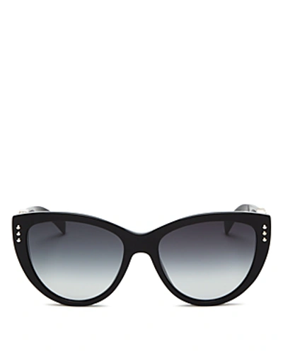 Moschino Women's Cat Eye Sunglasses, 56mm In Black/gray