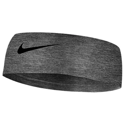 Nike Fury Dri-fit Heathered Headband In Grey