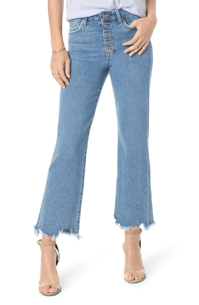 Joe's The Wyatt High-rise Crop Jeans W/ Destructed Hem In Tarah