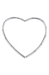 Sheryl Lowe Scattered Heart Bangle In Sterling Silver