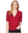 Joie Ance Silk Top In Cambridge Red
