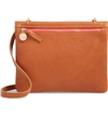 Clare V Jumelle Leather Crossbody Bag - Brown In Miel Rustic