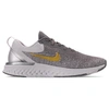 Nike Women's Odyssey React Metallic Premium Running Shoes, Grey - Size 7.5