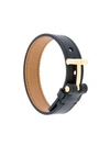 Tom Ford Buckle Detail Bracelet In Black