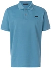 Prada Classic Polo Shirt In Blue