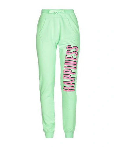 Happiness Casual Pants In Acid Green