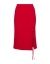 Alexander Wang Knee Length Skirt In Red