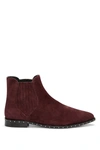 Rebecca Minkoff Women's Madysin Suede Chelsea Boots In Blackberry