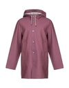 Stutterheim Full-length Jacket In Garnet