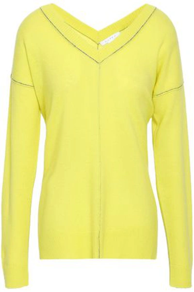 Duffy Cashmere Sweater In Bright Yellow