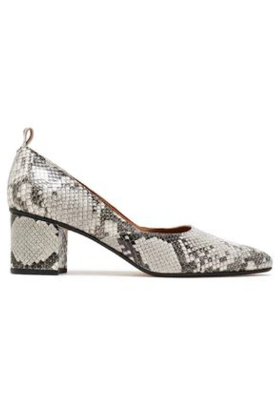 Atp Atelier Woman Snake-effect Leather Pumps Animal Print