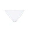 Jade Swim Micro Bare Minimum Bikini Bottoms In White