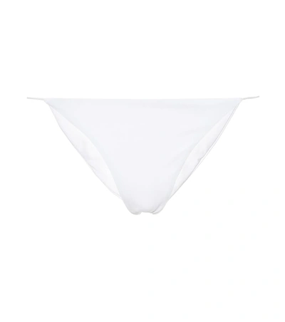 Jade Swim Micro Bare Minimum Bikini Bottoms In White