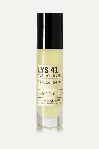 Le Labo Lys 41 Liquid Balm - Lily & White Flowers, 7.5ml In Colorless