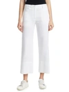 Theory Linen Pull-on Pants In White