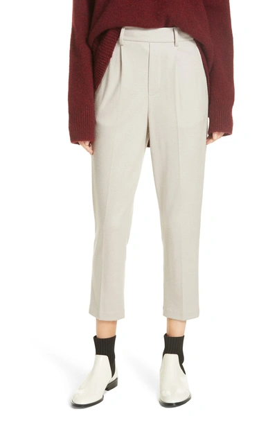 Vince Cropped Pull-on Pants In Marble