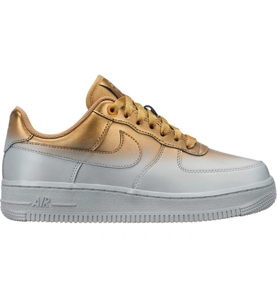 Nike Air Force 1 '07 Lx Sneaker In Metallic Platinum/ Gold